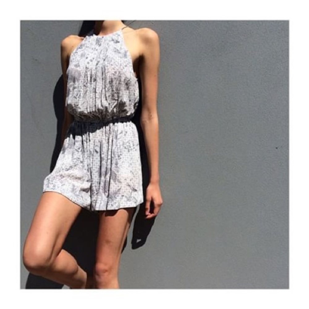 Zimmermann Floral Playsuit